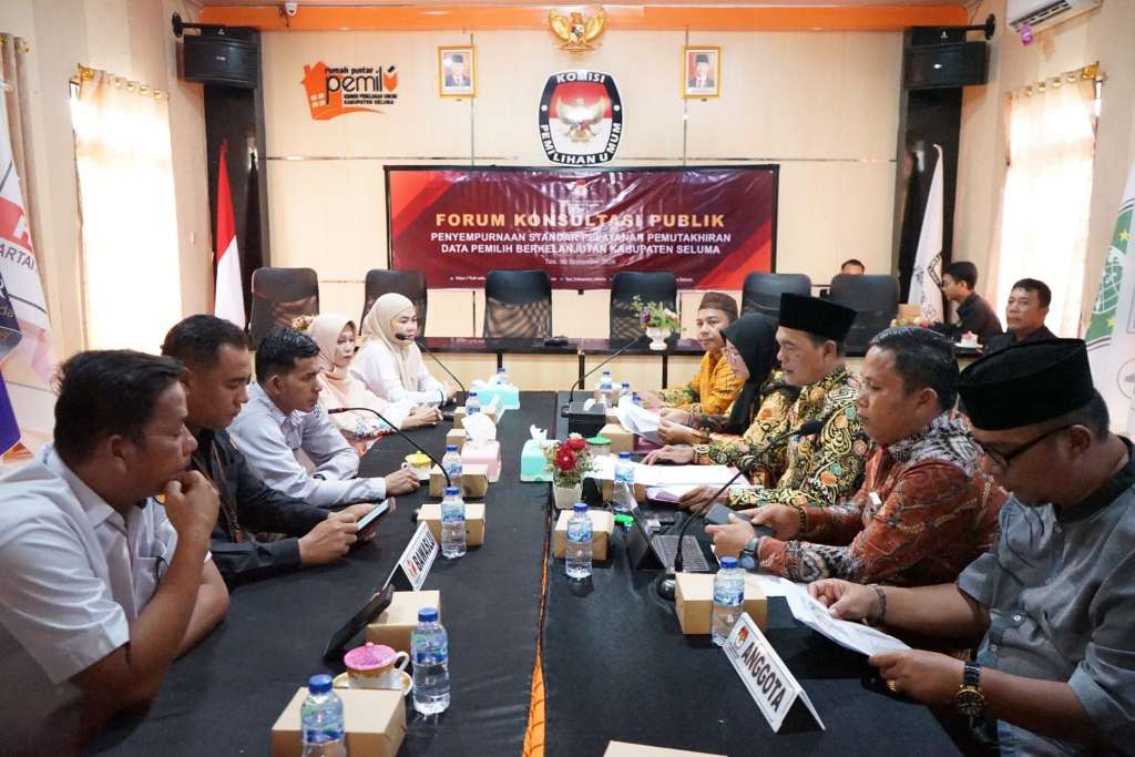 KPU Seluma Gelar FGD Konsultasi Publik, Matangkan Standar Pemutakhiran Data Pemilih KPU Seluma Gelar FGD Konsultasi Publik, Matangkan Standar Pemutakhiran Data Pemilih