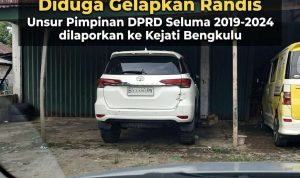 Kuasai Mobil Dinas Lama Meski Dapat Randis Baru, Pimpinan DPRD Seluma Dilaporkan ke Kejati