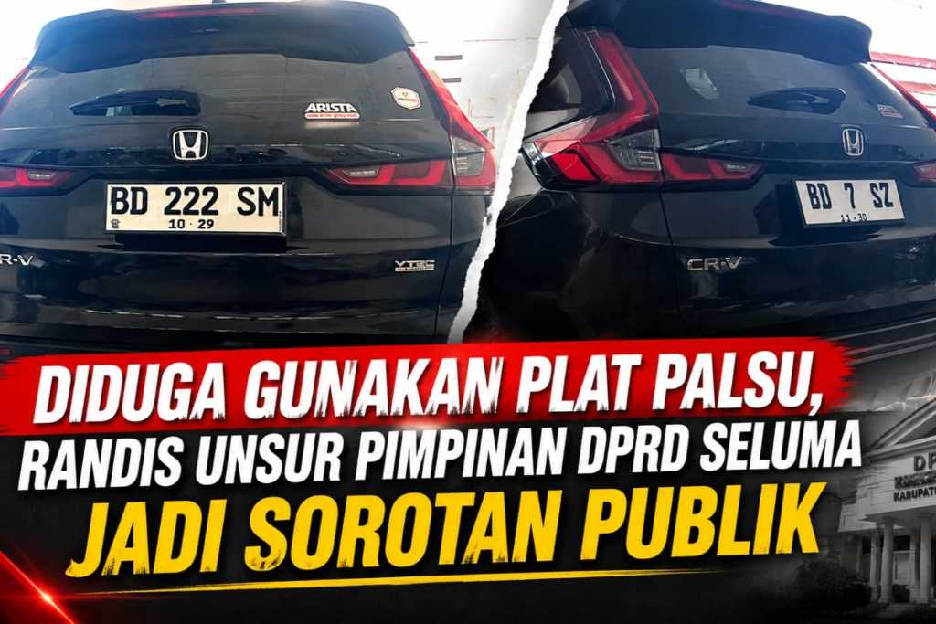 Mobil Dinas Pimpinan DPRD Seluma Gunakan Nopol Pribadi Mobil Dinas Pimpinan DPRD Seluma Gunakan Nopol Pribadi?