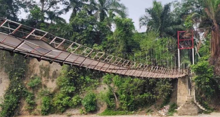 Pasca Tali Seling Jembatan Putus, Danrem 041/Gamas Janjikan Perbaikan dan Santunan Korban