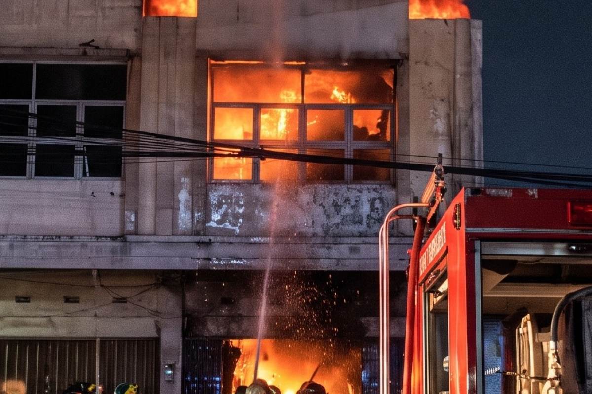 Polresta Bengkulu Selidiki Titik Mula Api Kebakaran Gudang PT Indofood di Bumi Ayu Polresta Bengkulu Selidiki Titik Mula Api Kebakaran Gudang PT Indofood di Bumi Ayu
