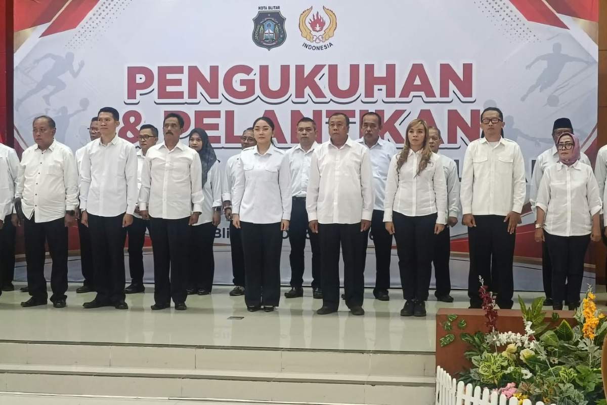 Resmi Dilantik, KONI Kota Blitar Gas Persiapan Porprov 2027