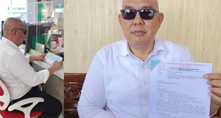 Resmi Dilaporkan, LPHB Desak Kejati Usut Anggaran Dinkes Provinsi Rp1,3 Triliun Resmi Dilaporkan, LPHB Desak Kejati Usut Anggaran Dinas Kesehatan Provinsi Bengkulu Rp1,3 Triliun