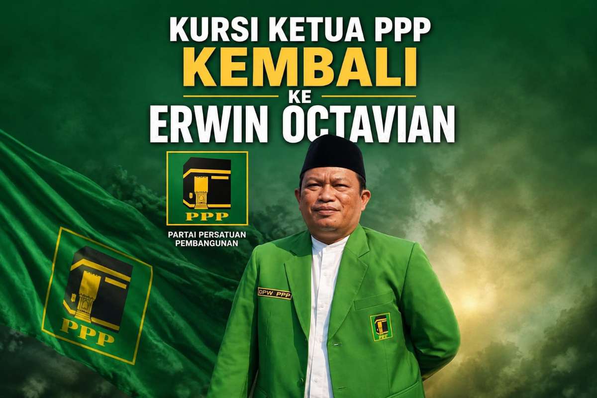 SK DPP Terbit, Erwin Octavian Kembali Pimpin DPW PPP Bengkulu