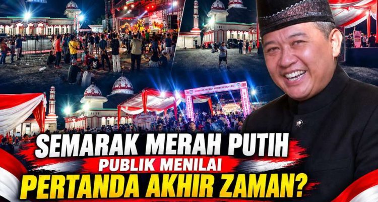 Semarak Merah Putih di Halaman Masjid Seluma Disorot, Merzon Bi’un Singgung Pertanda Akhir Zaman