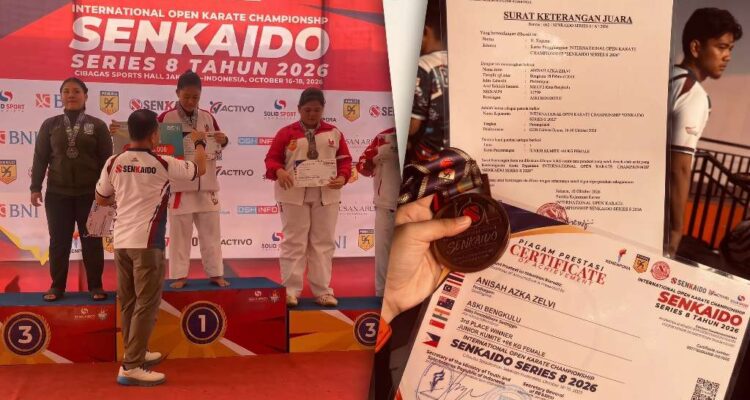 Siswi SMAN 2 Kota Bengkulu Raih Juara III Karate Internasional di Jakarta Siswi SMAN 2 Kota Bengkulu Raih Juara III Karate Internasional di Jakarta