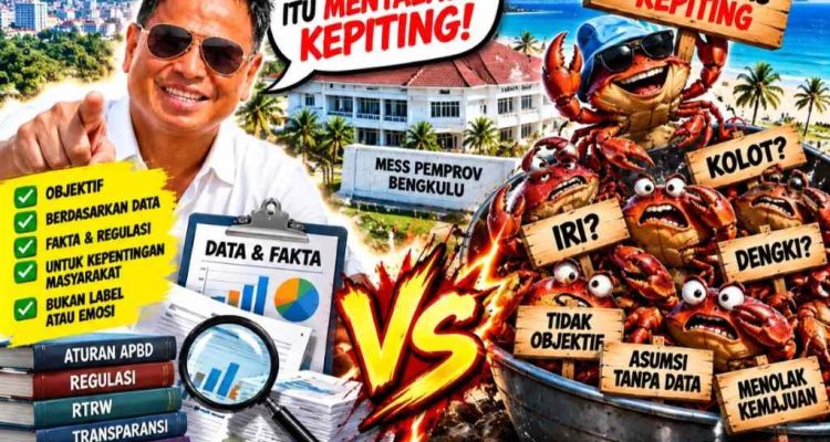Stigma Diskriminatif 'Mentalitas Kepiting' Warnai Polemik Mess Pemda, Tantangan Adu Data Mengemuka