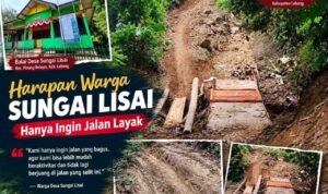 Tak Banyak Usulan, Warga Sungai Lisai Hanya Ingin Jalan Layak Tak Banyak Usulan, Warga Sungai Lisai Hanya Ingin Jalan Layak