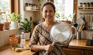 Trik Membersihkan Pantat Wajan Gosong Jadi Kinclong Bermodal Bahan Dapur