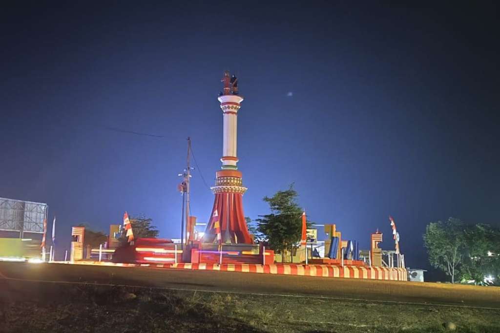 Tugu Simpang Enam Gelap Gulita, Bank Bengkulu Diduga Belum Bayar Vendor