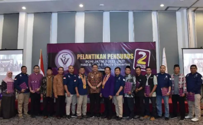 
					Saat Pelantikan Pengurus PDHI Cabang Jawa Timur 2 Periode 2023-2027