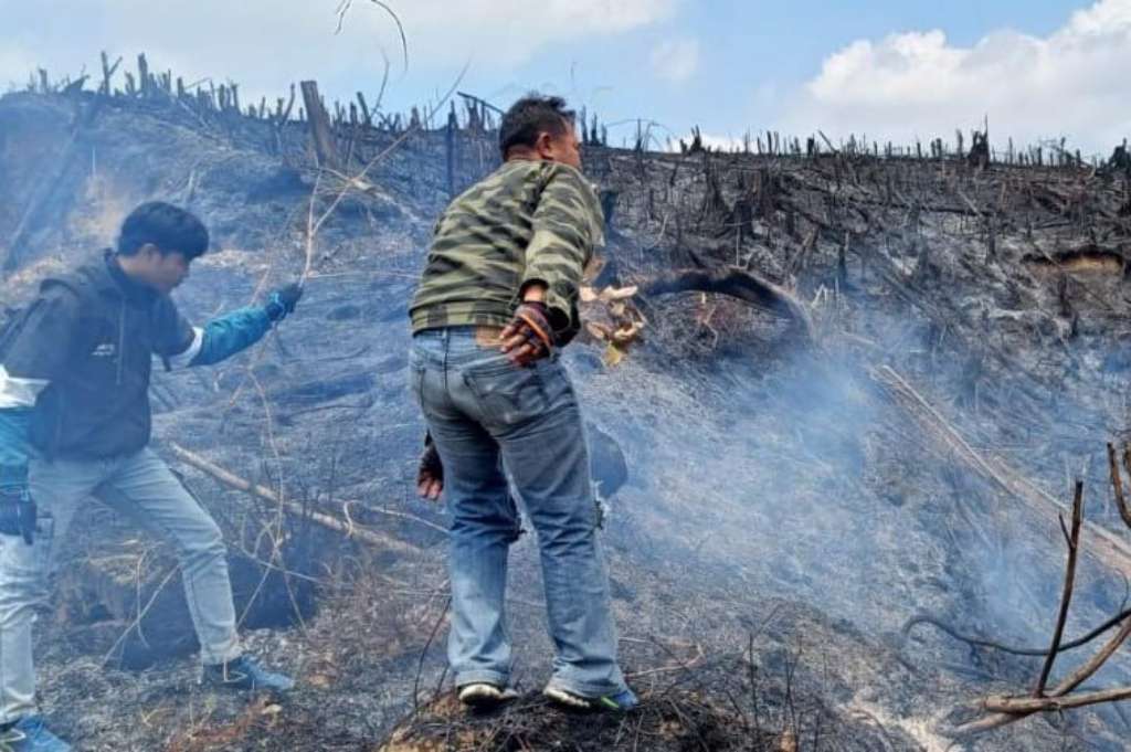 Ditemukan 5 Titik Api Lahan Terbakar, 3 Desa Kena Imbas