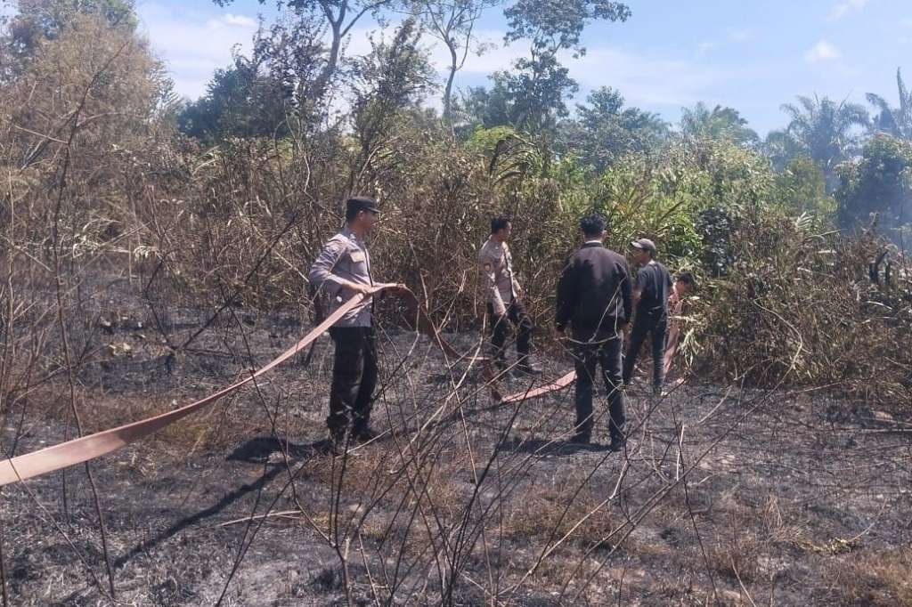 Warga Panik, Kobaran Api Menjalar Di Dekat Taman Kuliner Tais