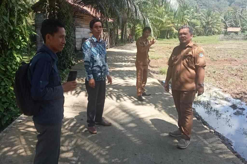 Jalan Usaha Tani Milik Desa Babat Kabupaten Kaur Rampung Dikerjakan