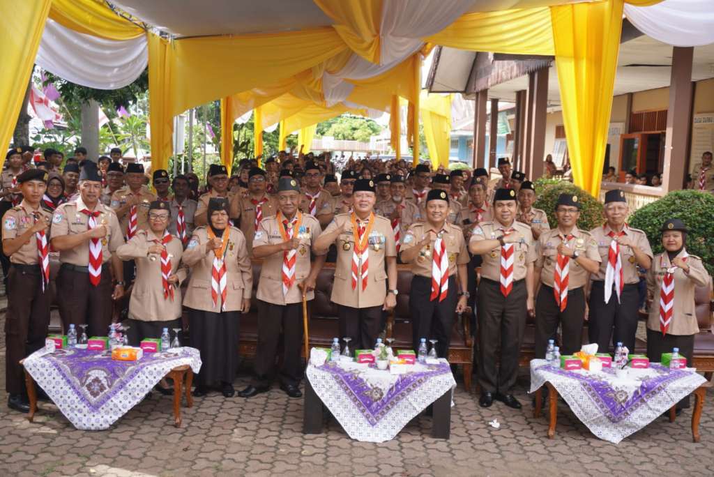Gubernur Rohidin Bersama Kwartir Daerah Pramuka 07 Bengkulu