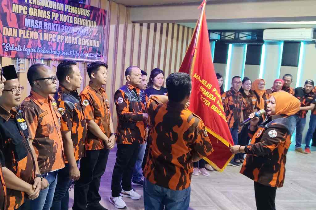 Struktur Kepengurusan Mpc Pemuda Pancasila Bengkulu 2023-2027 Resmi Dikukuhkan