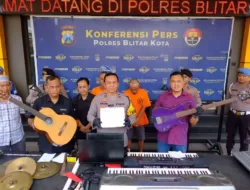 Curi Sounds System Gereja, 2 Pelaku Berhasil Diamankan Polres Blitar Kota