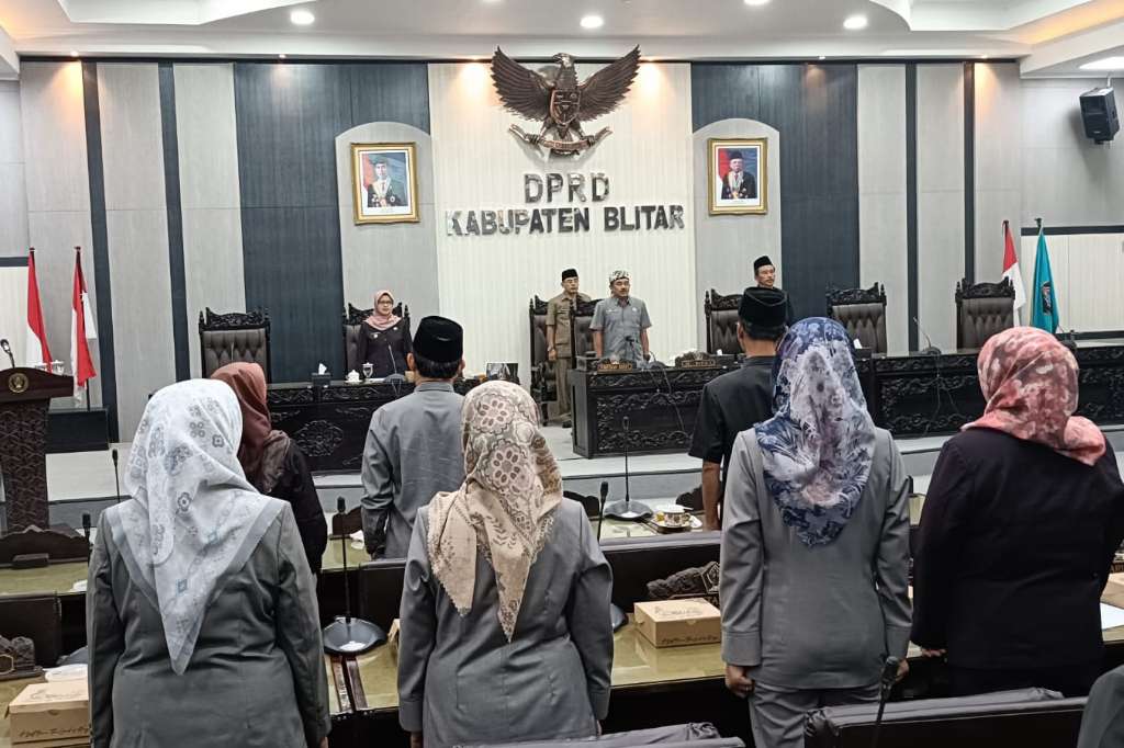 Rapat Paripurna Dprd Kabupaten Blitar, Bahas Dua Agenda Utama