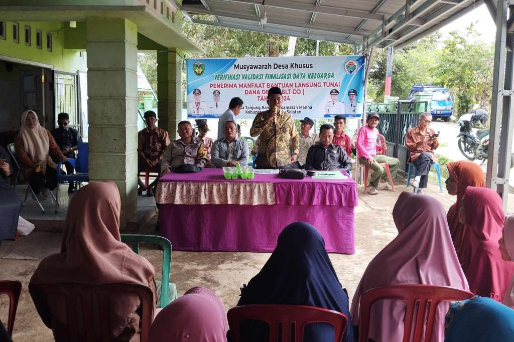 Pemdes Tanjung Raman Sukses Tetapkan Penerima Blt Dana Desa