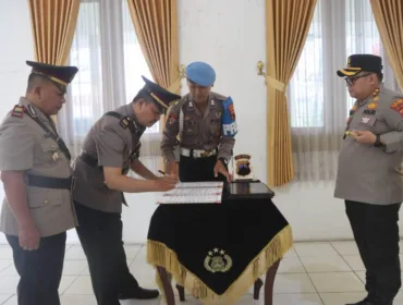 Serah Terima Jabatan Di Polres Tegal Kota 