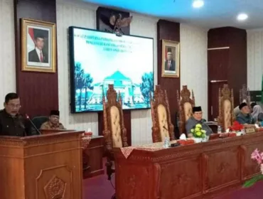 Sidang Paripurna DPRD Kabupaten Lebong Senin (29/7/24)