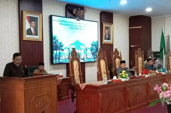 
					Sidang Paripurna DPRD Kabupaten Lebong Senin (29/7/24)