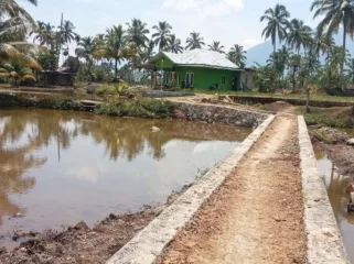 Jalan Usaha Tani (JUT) Menuju Kediaman Ketua RT 01