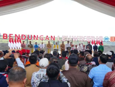 Presiden Resmikan Bendungan Leuwikeris, Proyek Strategis Rp 1,61 Triliun