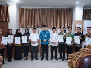 Sekda Bengkulu Terima Audiensi Purna Praja IPDN Angkatan XXXI