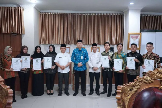 
Sekda Bengkulu Terima Audiensi Purna Praja IPDN Angkatan XXXI