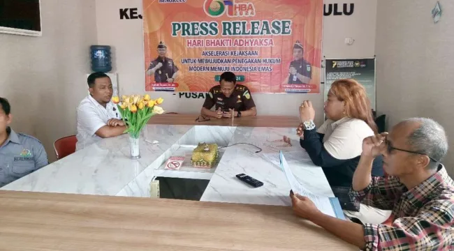 Audiensi Pihak Kejati Bengkulu Dengan Perwakilan Pengunjuk Rasa