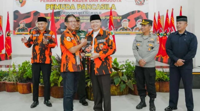 Dapat Dukungan dari Pemuda Pancasila Bengkulu, Gubernur Rohidin Ucap Apresiasi