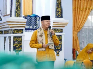 Gubernur Bengkulu Rohidin Mersyah dalam sambutannya 