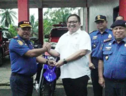 Kinerja Baik, Pj Walikota Bengkulu Tambah 1 Unit Motor Trail Untuk Damkar