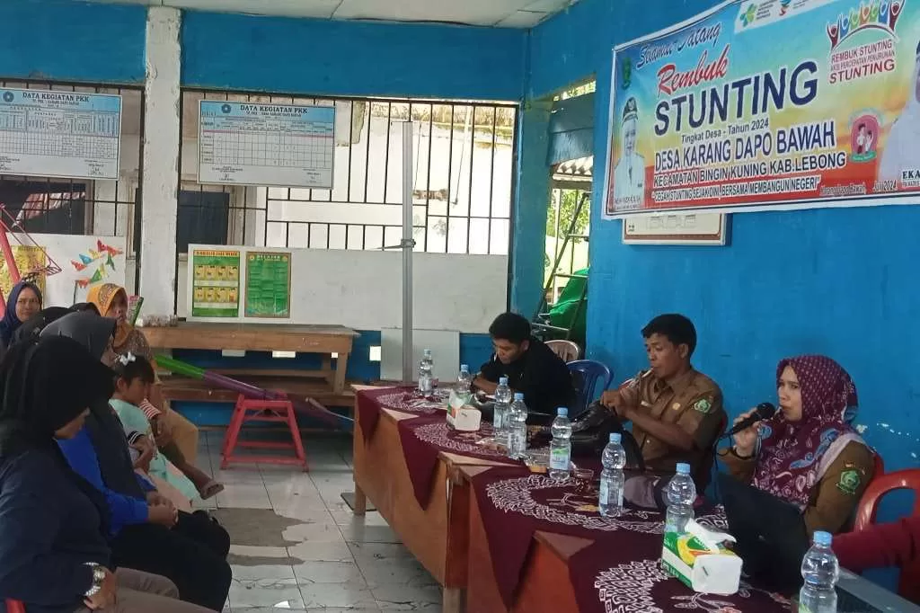 Pemdes Karang Dapo Bawah Gelar Rembuk Stunting RKPDes Tahun 2025