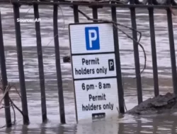 Badai Henk Timbulkan Banjir Besar Di Inggris, Ribuan Properti Terendam
