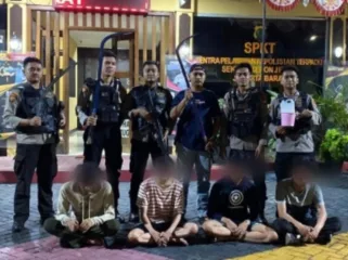 4 remaja berhasil diamankan Tim patroli perintis Presisi Polres Metro Jakarta Barat 