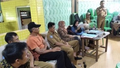Tim Monev Kecamatan Lebong Selatan Monitoring Kegiatan Di Desa Turan Tiging