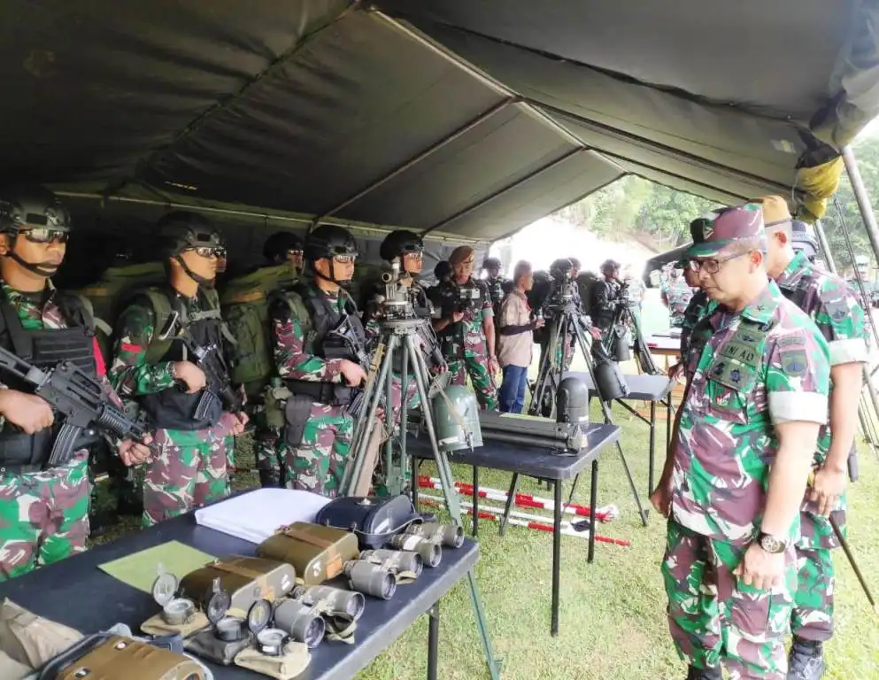 Kasdam Periksa Kesiapan Pasukan Mendukung Ytp Kodam Iv/Diponegoro