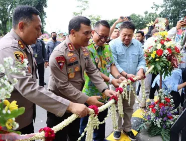 Kapolda Jawa Tengah, Irjen Pol Ahmad Luthfi saat peresmian Pintu Gerbang, Gedung SPKT, Gedung Si Propam dan Kenel K-9 Polres Salatiga