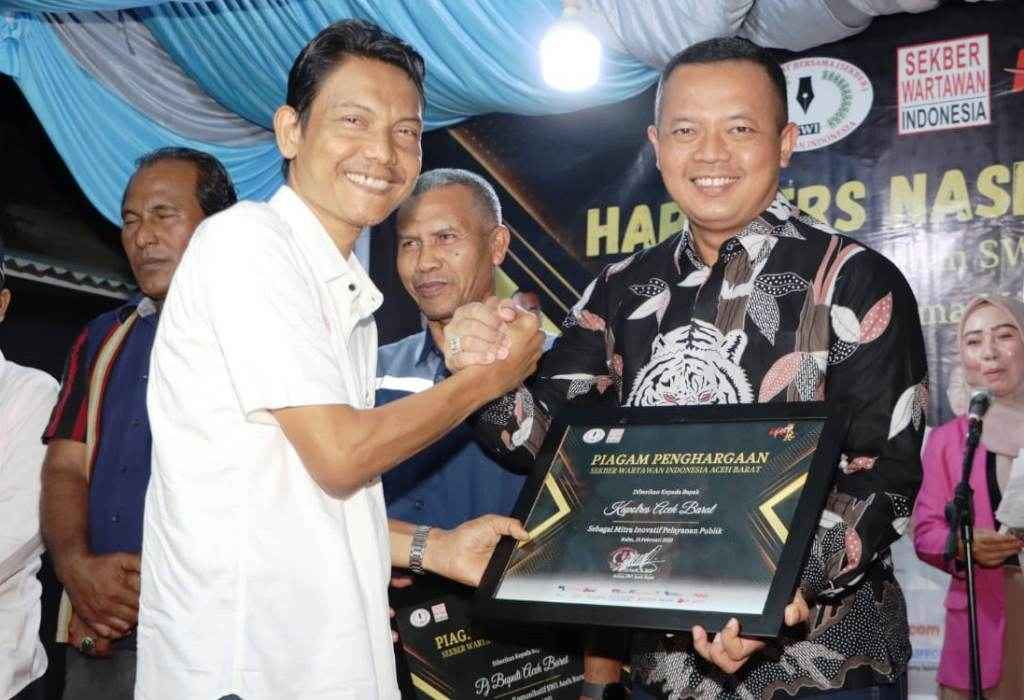 Kapolres Aceh Barat Dianugrahi Swi Penghargaan, Sukses Wujudkan Pelayanan Inovatif