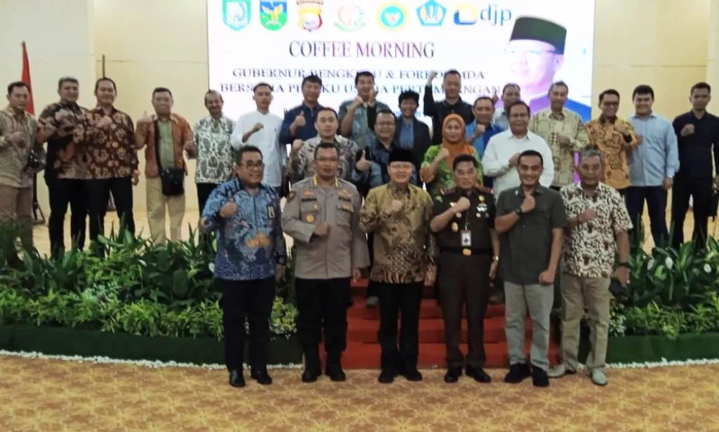 Gubernur Rohidin Saksikan Komitmen Pajak 18 Pelaku Usaha Tambang Di Bengkulu
