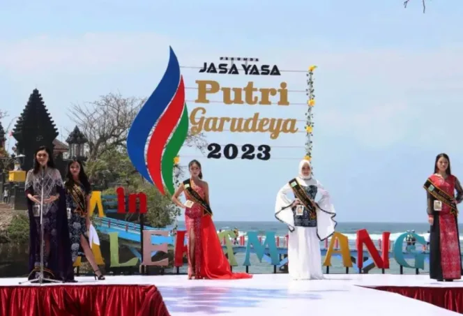 
					Saat pembukaan Grand Final Pemilihan Putri Garudeya Kabupaten Malang 