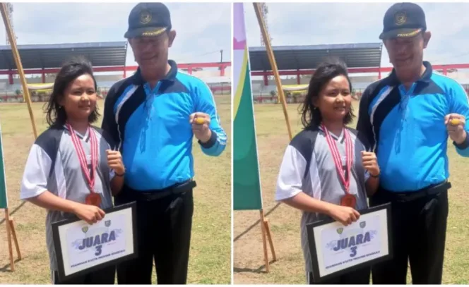 
					Wakili SDN 30 Kaur, Eci Salsa Pyra Raih Juara Tiga Kejuaraan Atletik Bengkulu