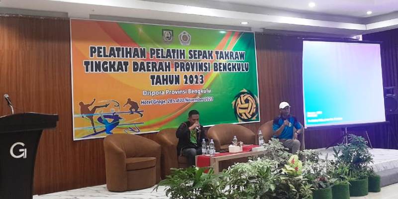 Pelatihan Pelatih Sepak Takraw Tingkat Daerah Provinsi Bengkulu Sukses Digelar