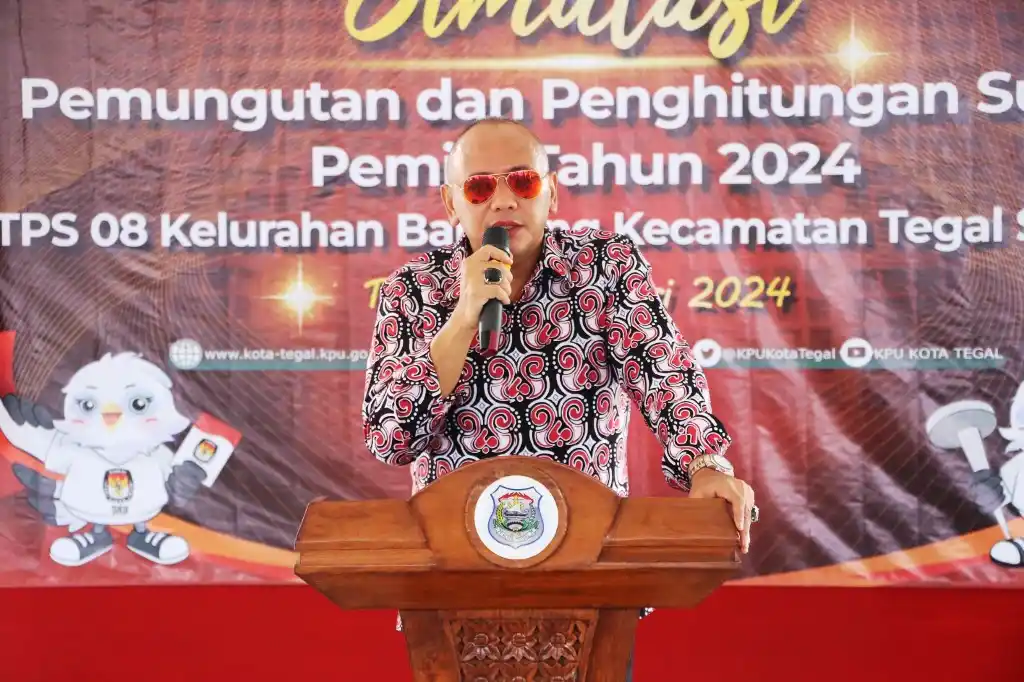 Simulasi Pemilu 2024 Di Tegal Selatan, Walikota Tekankan Tanggungjawab Petugas Tps