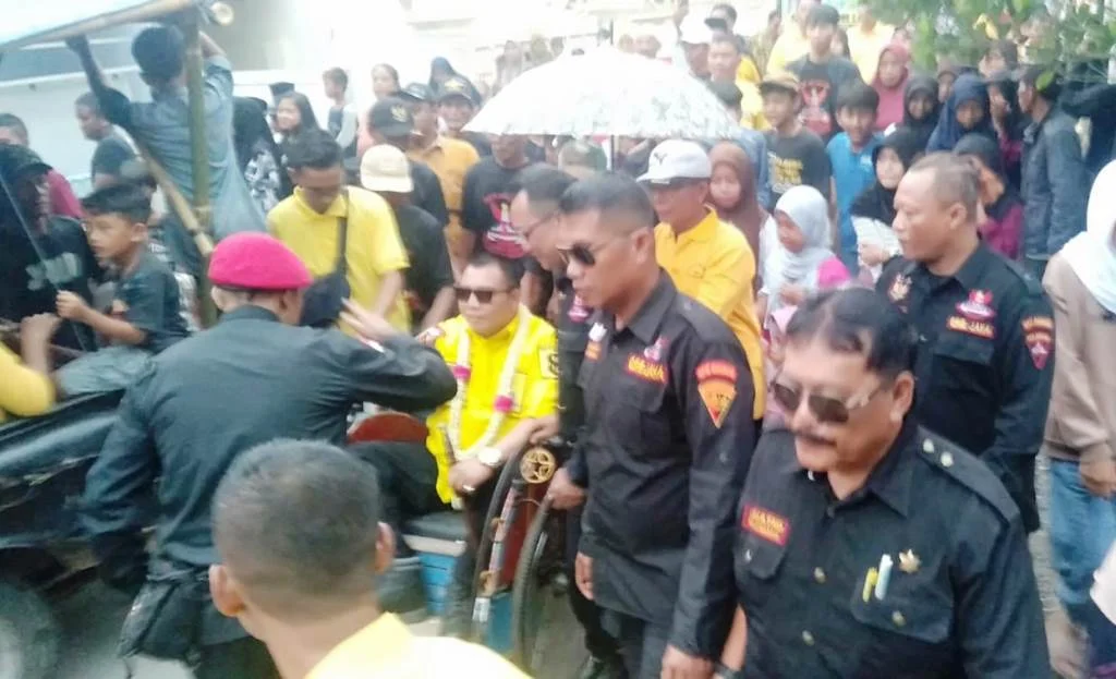 Pamor Wicaksono Kunjungi Posko Kemenangan Di Desa Kendawa, Disambut Antusiasme Warga