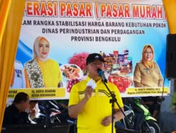 Gubernur Rohidin Gelar Operasi Pasar Murah Untuk Jaga Stok Beras Di Bengkulu Tengah