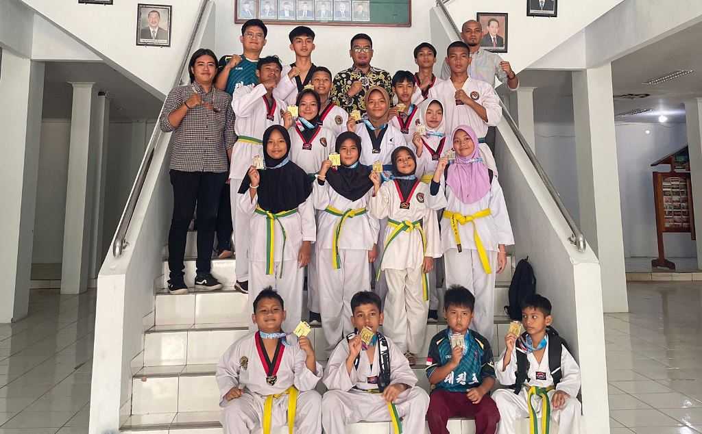 Ketum Cabor Taekwondo, Nopiyanto Sambut Kepulangan Para Atlet Kebanggaan Kabupaten Mukomuko