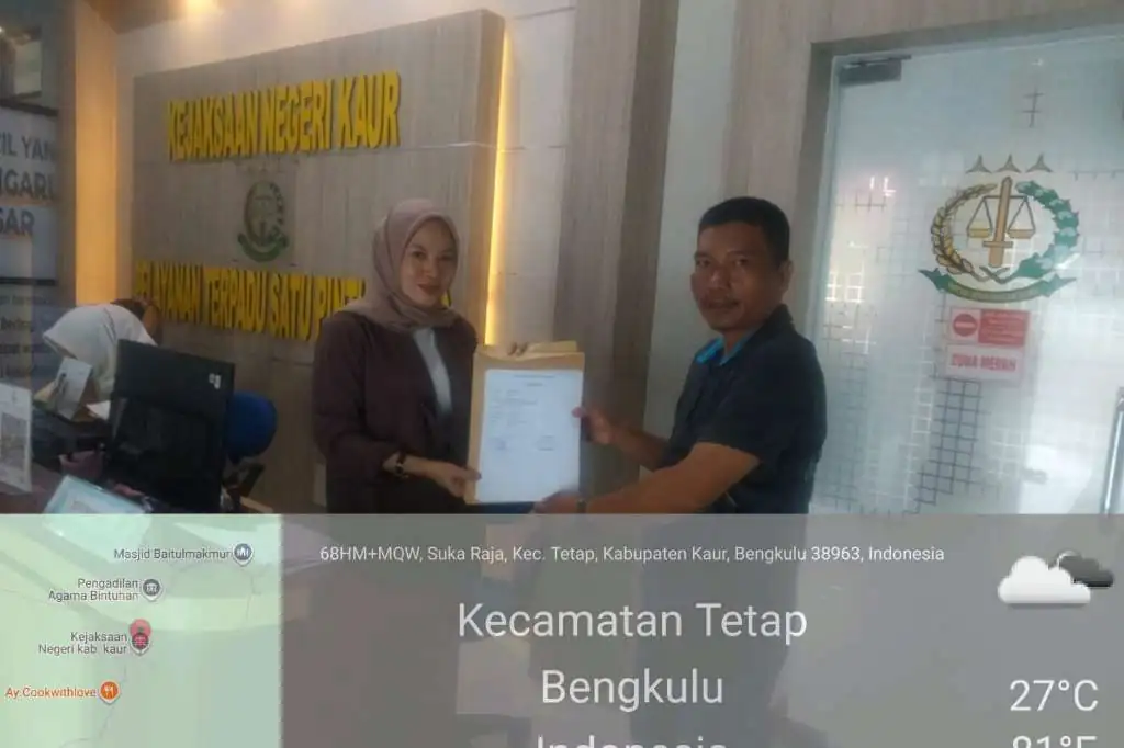 AJB Surati Kejari Hingga Kejagung Terkait Dugaan Tebang Pilih Kasus Perjadin DPRD Kaur